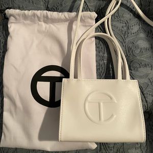 Small Telfar White Bag